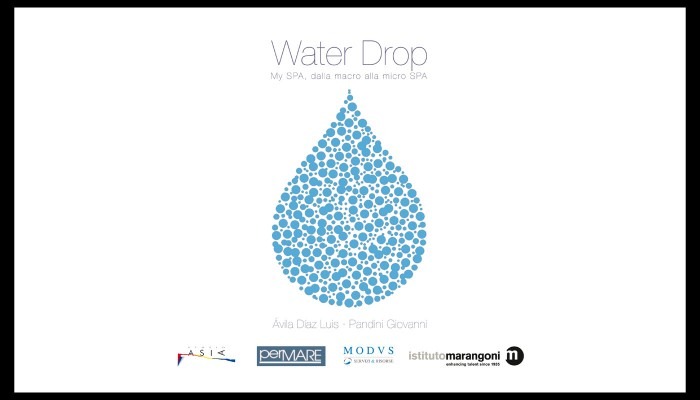 Проект water drop - goccia d'acqua